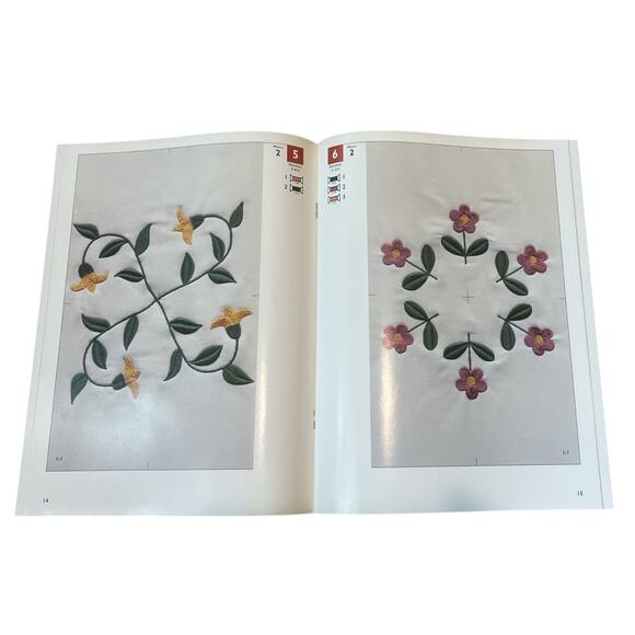 Quilt Embroidery Designs Disk 101 Husqvarna Viking Designer 1 Machine 1990s EUC - Picture 5 of 10